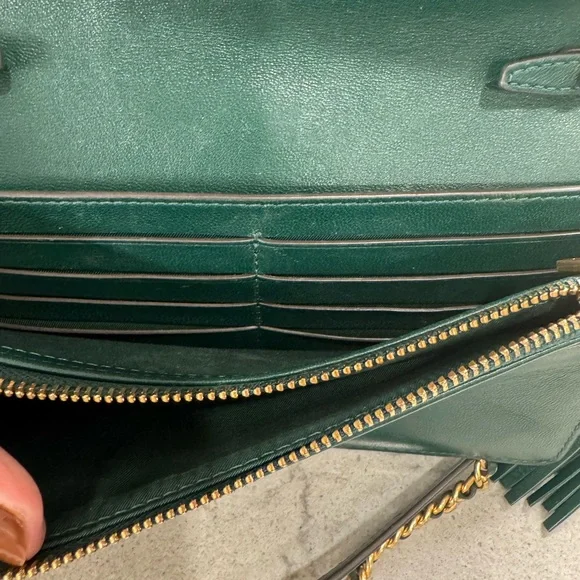 Tory Burch Emerald Green Crossbody - Picture 8 of 8